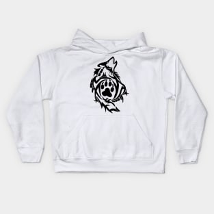 Tribal wolf n ° 2 Kids Hoodie